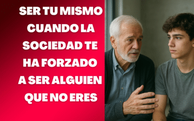 Por qué sientes que ser tu mismo es actuar y provocar